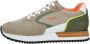Harmont & Blaine Beige Bassotto Logo Sneakers Suède - Thumbnail 3