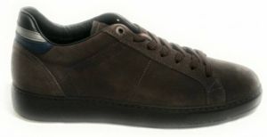Harmont & Blaine Heren Sneaker in Asfaltgrijs Suède Bruin Heren