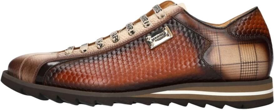 HARRIS Lage Sneakers Heren 0818 Maat: 44 Materiaal: Leer Kleur: Beige - Foto 2