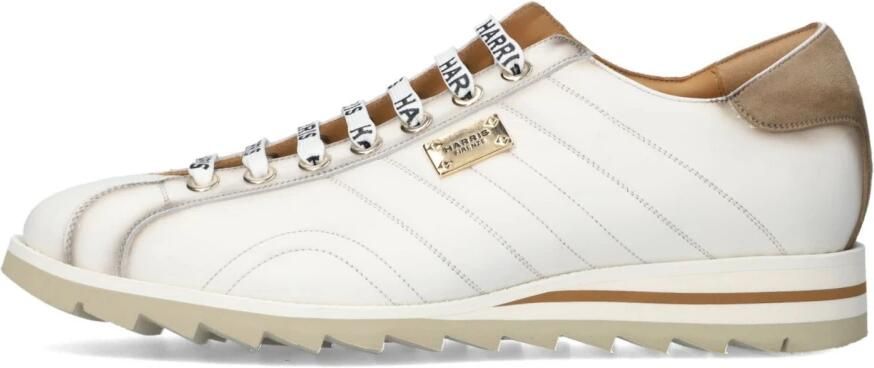 HARRIS Lage Sneakers Heren 0894 Maat: 43 Materiaal: Leer Kleur: Wit