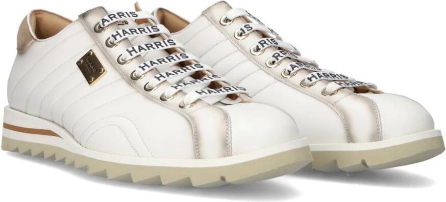 HARRIS Lage Sneakers Heren 0894 Maat: 43 Materiaal: Leer Kleur: Wit - Foto 2