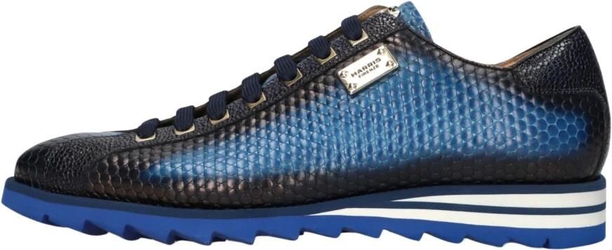 HARRIS Lage Sneakers Heren 2892 Maat: 45 Materiaal: Leer Kleur: Donkerblauw - Foto 2