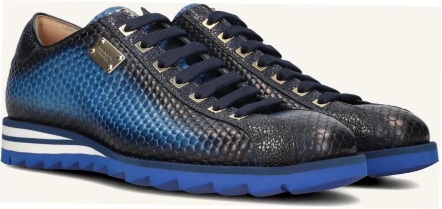HARRIS Lage Sneakers Heren 2892 Maat: 42 5 Materiaal: Leer Kleur: Donkerblauw