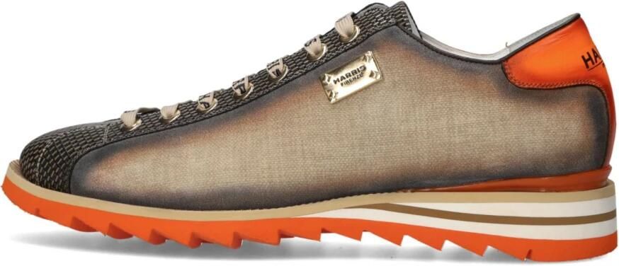 HARRIS Lage Sneakers Heren 2892 Maat: 42 Materiaal: Textiel Kleur: Bruin