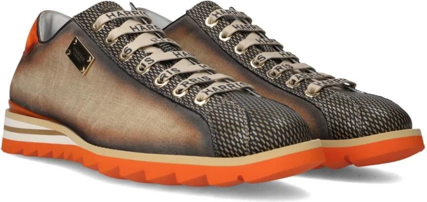 HARRIS Lage Sneakers Heren 2892 Maat: 42 Materiaal: Textiel Kleur: Bruin - Foto 2