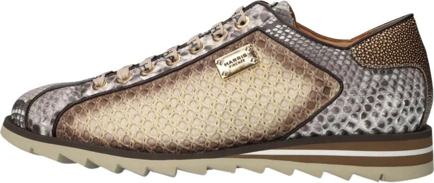 HARRIS Lage Sneakers Heren Mugello Maat: 43 Materiaal: Leer Kleur: Bruin