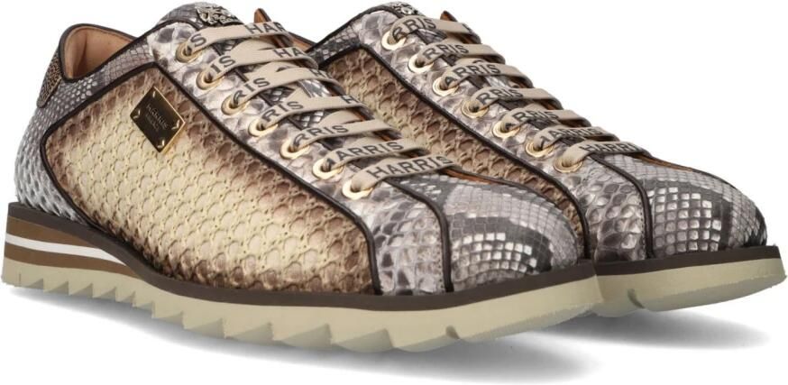 HARRIS Lage Sneakers Heren Mugello Maat: 43 Materiaal: Leer Kleur: Bruin - Foto 2