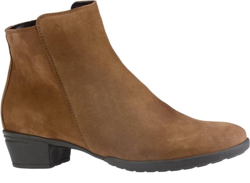 HARTJES Enkellaarsjes Dames 172.0197 Maat: 39 Materiaal: Nubuck Kleur: Cognac - Foto 2
