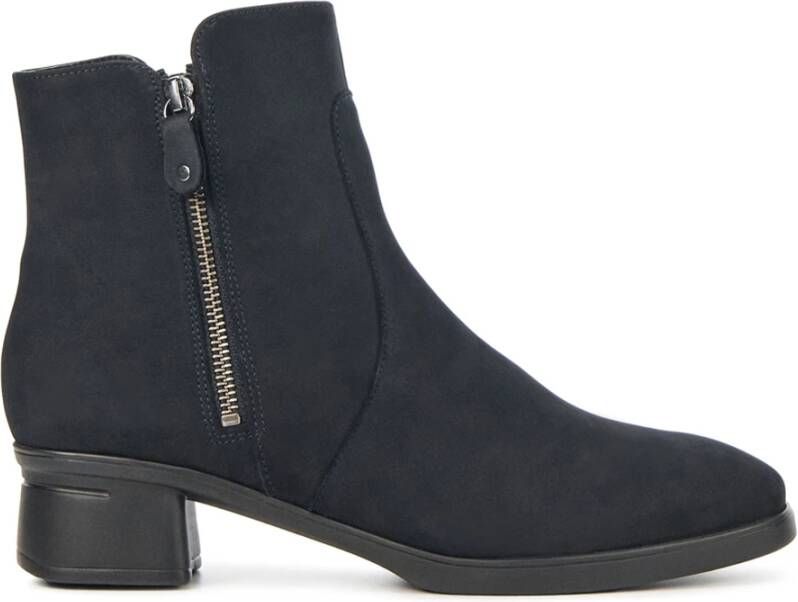 HARTJES Enkellaarsjes Dames 172.1902 Blues 5 Nubuck Blauw