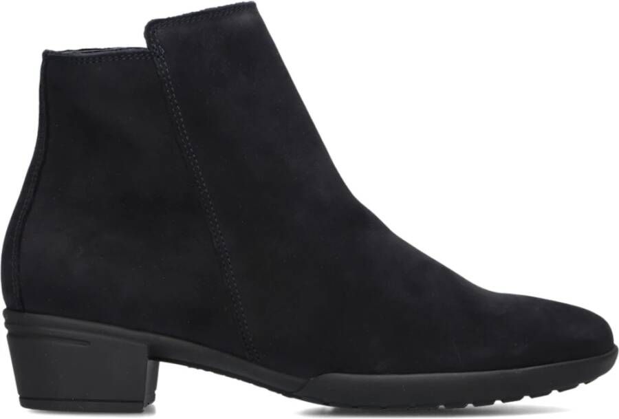 Hartjes Vrouwen Nubuck Enkellaarsjes Laarzen Damesschoenen 19772 Blauw