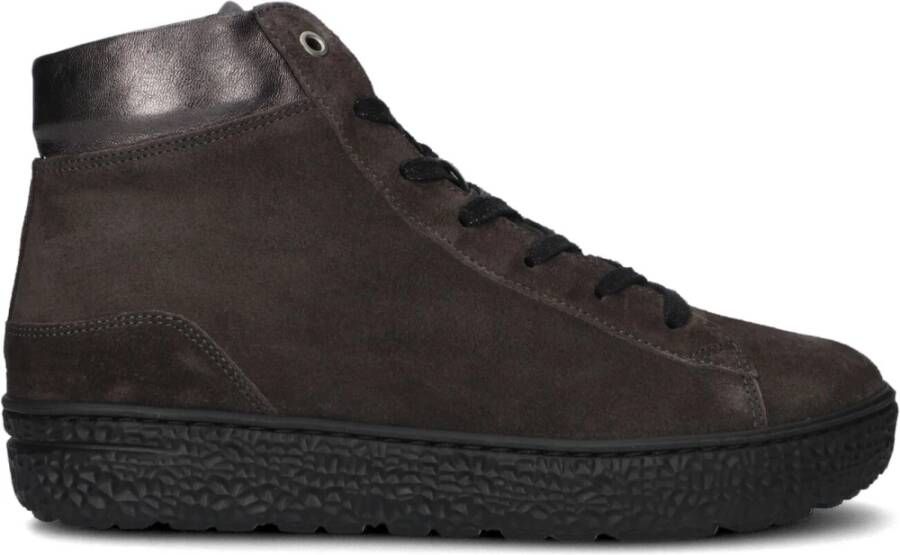 HARTJES Hoge Sneakers Dames Combi Mid H Sneaker Maat: 43 Materiaal: Suède Kleur: Bruin - Foto 2
