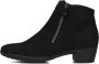 HARTJES Enkellaarsjes Dames 172.0173 City Boot Maat: 41 5 Materiaal: Suède Kleur: Zwart - Thumbnail 2