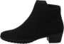 HARTJES Enkellaarsjes Dames 172.0197 Maat: 41 Materiaal: Nubuck Kleur: Zwart - Thumbnail 2
