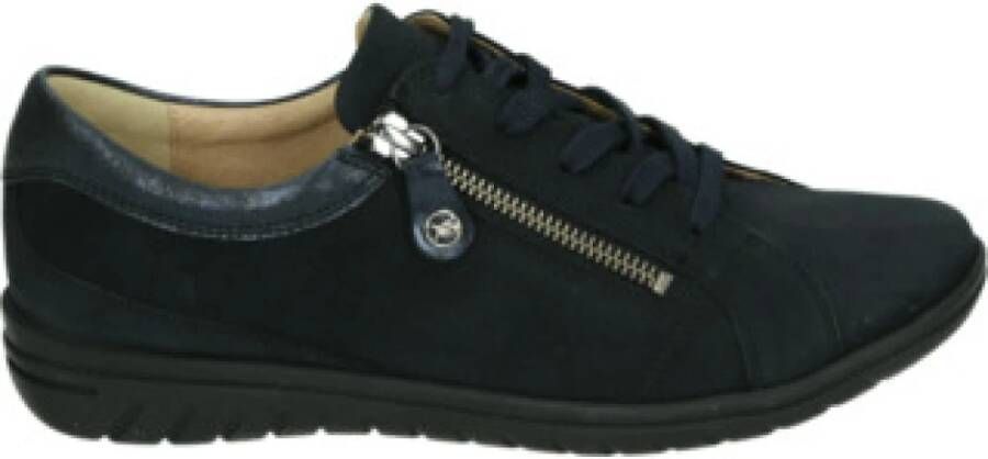 Hartjes 162.0825 99~~~~~~~~~~~~~~~~~~~ Dames veterschoenen Blauw - Foto 3