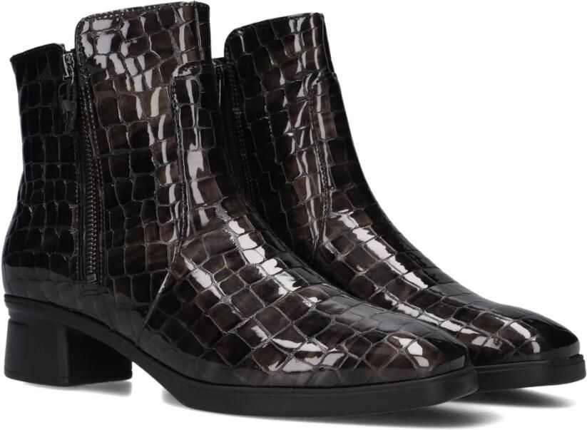 HARTJES Enkellaarsjes Dames 172.1902 Blues Maat: 38 5 Materiaal: Lakleer Kleur: Zwart - Foto 5