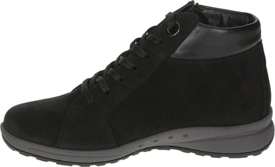 Hartjes 53972~~~~~~~~~~~~~~~~~~~~~~~~~ Hoge sneakersVeterlaarzenDames veterschoenenDames sneakersHalf-hoge schoenen Zwart - Foto 2