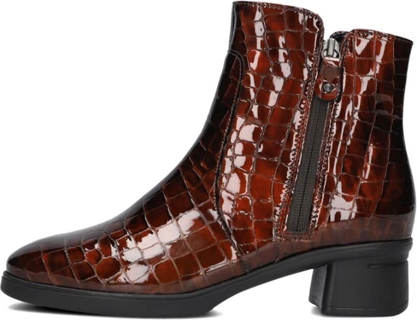 HARTJES Enkellaarsjes Dames 172.1902 Blues Maat: 37 Materiaal: Leer Kleur: Cognac - Foto 2