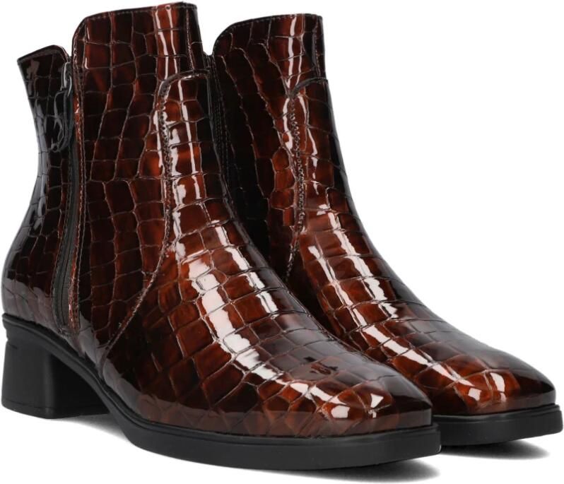 HARTJES Enkellaarsjes Dames 172.1902 Blues Maat: 38 Materiaal: Leer Kleur: Cognac