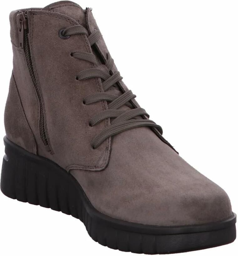 Hartjes 172.2202 30~~~~~~~~~~~~~~~~~~~ Hoge sneakersVeterlaarzenDames veterschoenenDames sneakersHalf-hoge schoenen Taupe - Foto 8