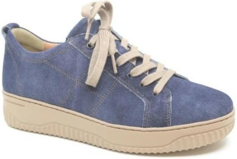 Hartjes BOOGIE SHOE 162.1955\40 65.00 Jeansblauw dames sneaker wijdte H