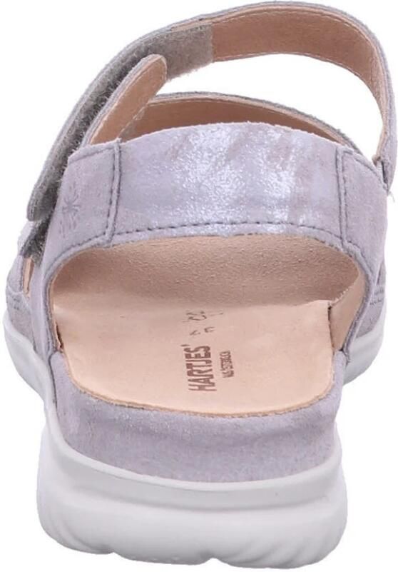 Hartjes BREEZE SANDALE 132.1135 34 44.44 Lichtgrijze dames sandalen met klittenband sluiting en een uitneembaar voetbed - Foto 6