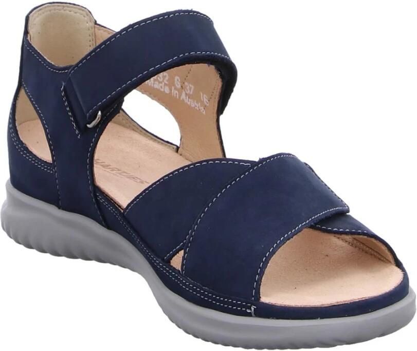 Hartjes 132.1113 99~~~~~~~~~~~~~~~~~~~ Platte sandalenDames Sandalen Blauw - Foto 4