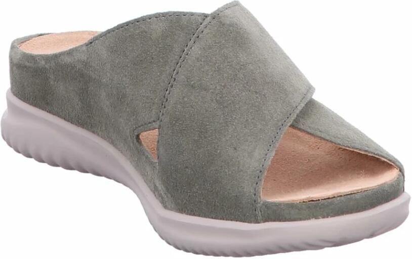 Hartjes 122.1116 99 70.00 Groene dames slipper met uitneembaar voetbed wijdte G - Foto 5