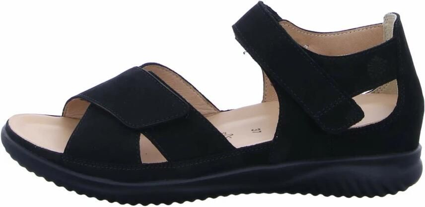 Hartjes Zwarte volwassen sandalen stijlvol en comfortabel - Foto 2