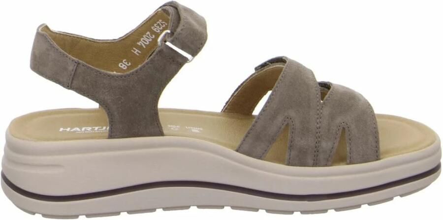 Hartjes 132.2004 30 41.00 Sandalen Grijs Suede Dames Breedtemaat H Grijs - Foto 5