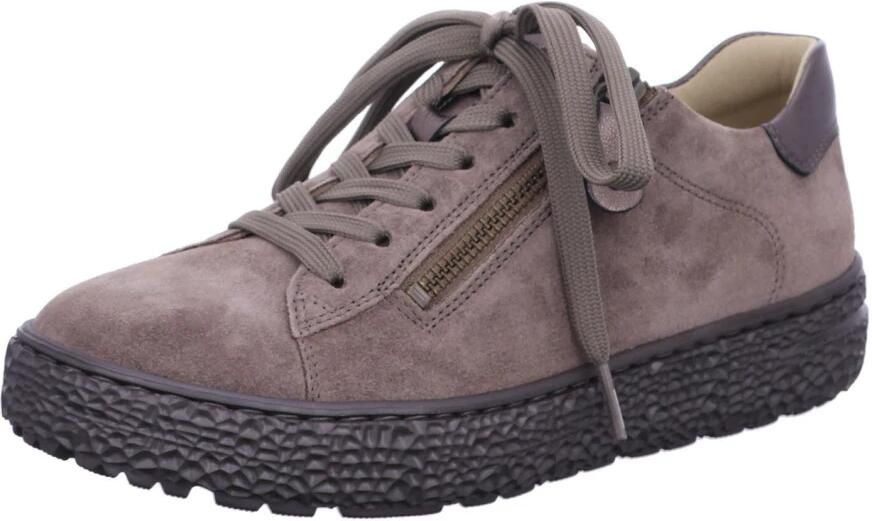 HARTJES Sneakers Dames Combi Met Hiel Suede H Ls Sneaker Maat: 41 5 Materiaal: Suède Kleur: Taupe - Foto 3