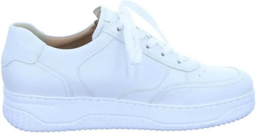 Hartjes Sneakers Dames Lage sneakers Damesschoenen Leer 162.1952 Gebroken wit combi - Foto 4