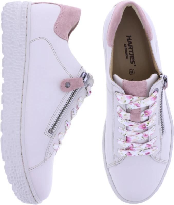 HARTJES Lage Sneakers Dames Phil 5 Leer Wit - Foto 5