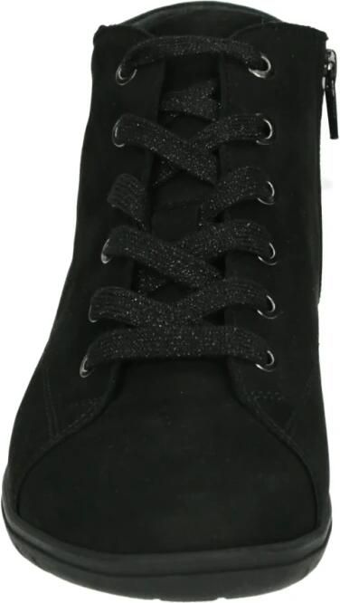 Hartjes Sportieve Mid Damesschoenen Zwart Nubuck - Foto 3