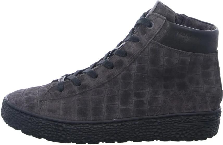 Hartjes 172.1419 99 14.01 Anthraciet veterboots met croco print wijdte H - Foto 4