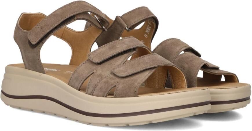Hartjes 132.2004 30 41.00 Sandalen Grijs Suede Dames Breedtemaat H Grijs - Foto 3