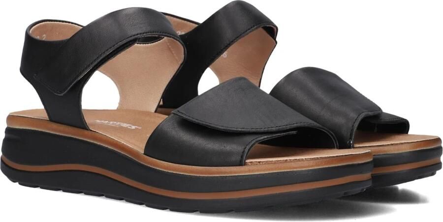 Hartjes 132.2002 10 01.00 H Zwarte Leren Dames Sandalen 100% Chroomvrij Zwart - Foto 6