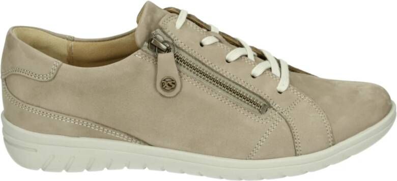 Hartjes 162.0883 99~~~~~~~~~~~~~~~~~~~ Dames veterschoenen Taupe