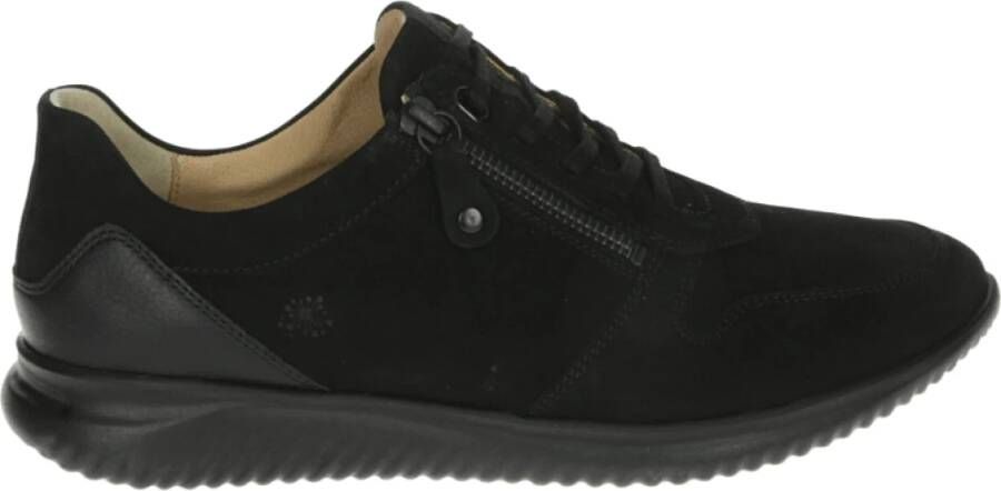 Hartjes Sneakers Dames Lage sneakers Damesschoenen Nubuck 111262 Zwart - Foto 4