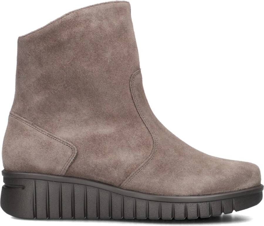 HARTJES Enkelboots Dames Sue H Booty Maat: 42 5 Materiaal: Suède Kleur: Taupe