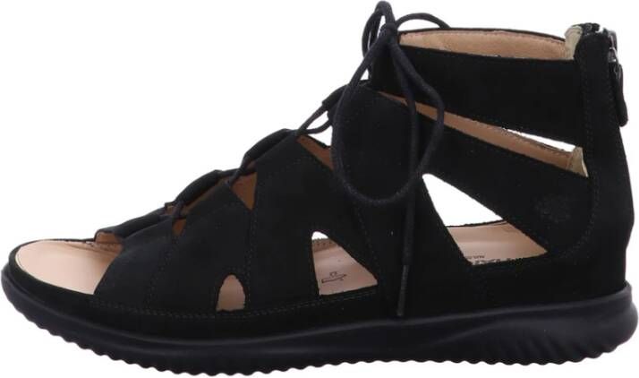 Hartjes 132.1103 99~~~~~~~~~~~~~~~~~~~ Platte sandalenDames Sandalen Zwart - Foto 2