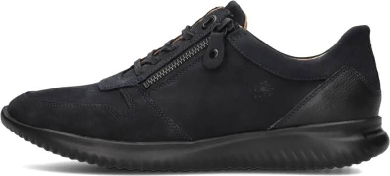 Hartjes Zwarte Nubuck Breeze Sneakers