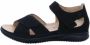Hartjes Zwarte volwassen sandalen stijlvol en comfortabel - Thumbnail 2