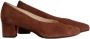 HASSIA Elegante Suède Pump Chestnut Brown Dames - Thumbnail 1