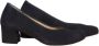 Hassi-A Hassia Dames Pumps Damesschoenen Suède Geen hoogte 2 cm 304902 Zwart - Thumbnail 6