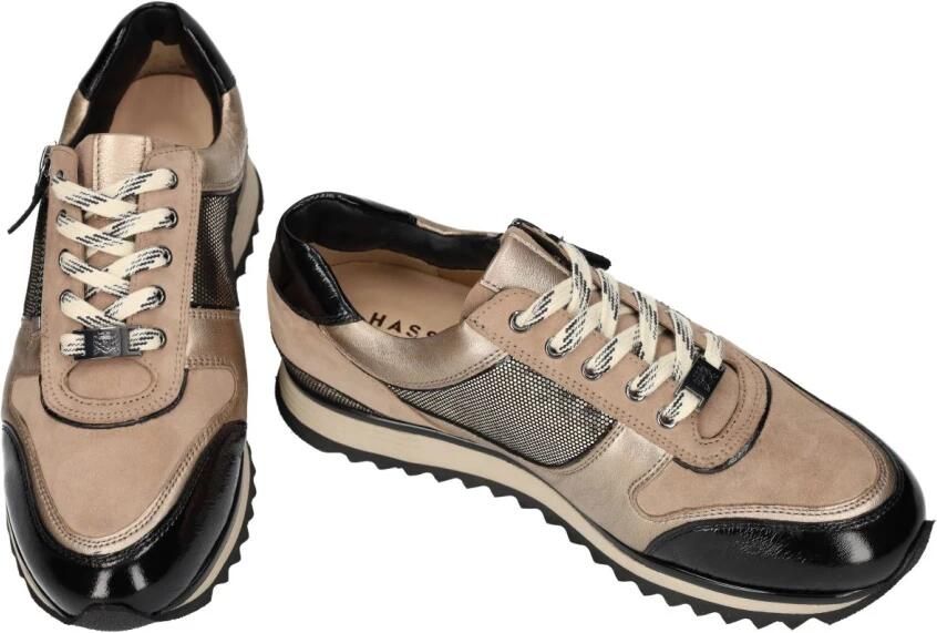 Hassi-A Hassia 302031 Sneakers Leer Dames Taupe - Foto 9