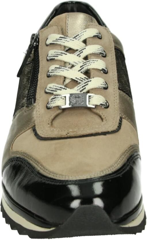 HASSIA Lage Sneakers Dames Porto Maat: 38 5 Materiaal: Leer Kleur: Taupe - Foto 2