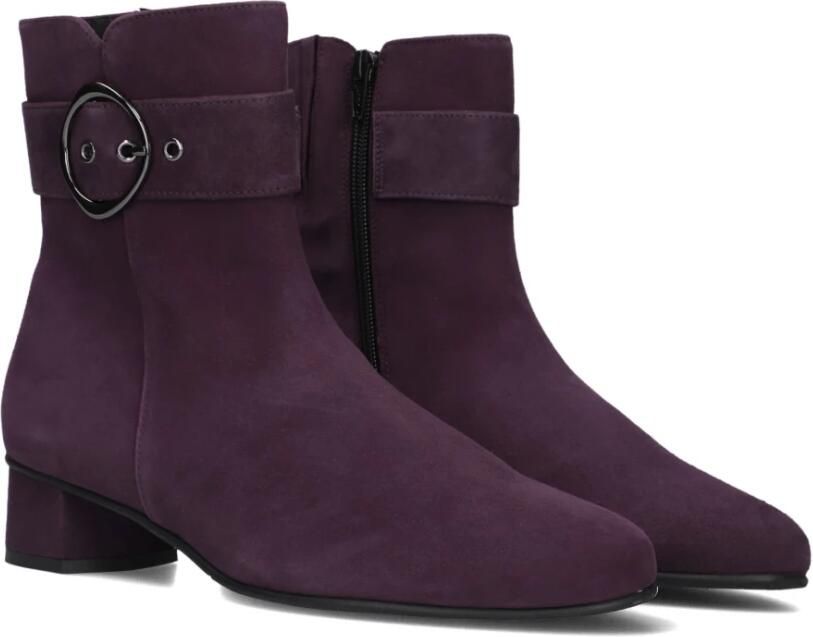 Hassi-A Hassia Enkellaarsjes Dames Laarzen Damesschoenen Suède 303095 Paars