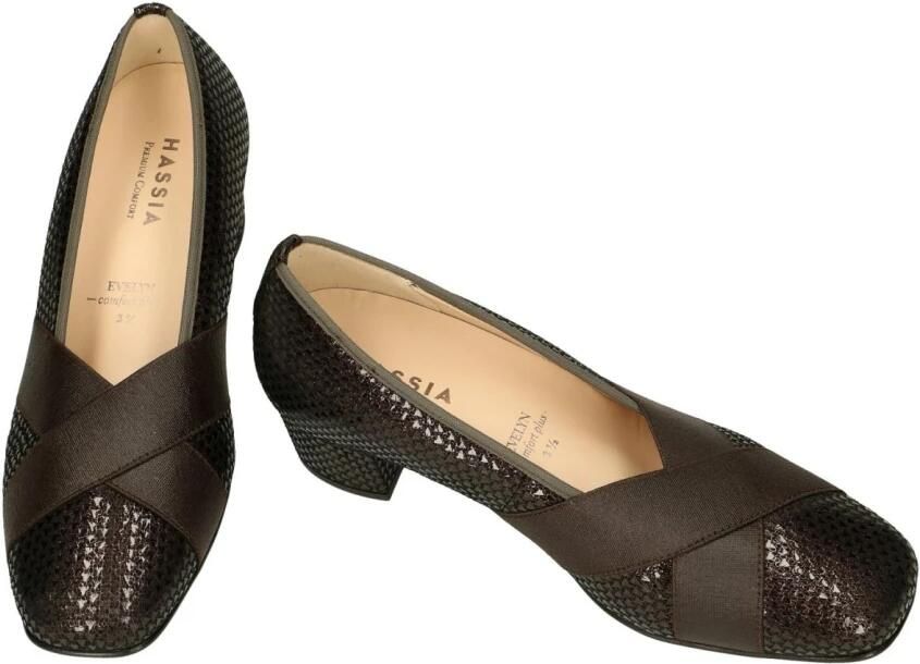 Hassi-A Hassia -Dames bruin donker pumps & hakschoenen - Foto 2