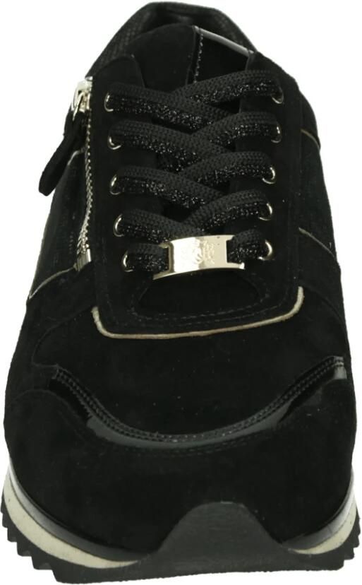 HASSIA Lage Sneakers Dames Porto Maat: 43 Materiaal: Suède Kleur: Zwart