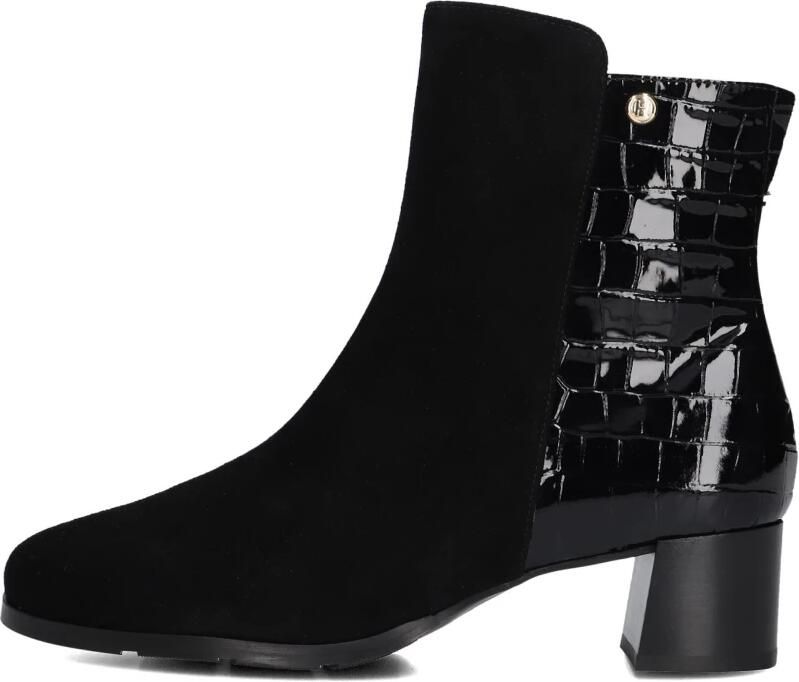Hassi-A Hassia Milano Enkellaarsjes Enkelboots met rits Dames Zwart